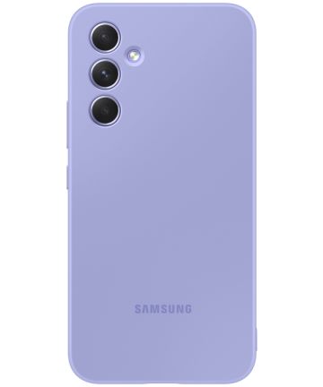 Origineel Samsung Galaxy A54 Hoesje Silicone Case Back Cover Paars Hoesjes