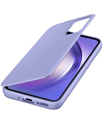 Origineel Samsung Galaxy A54 Hoesje Smart View Wallet Case Paars Hoesjes