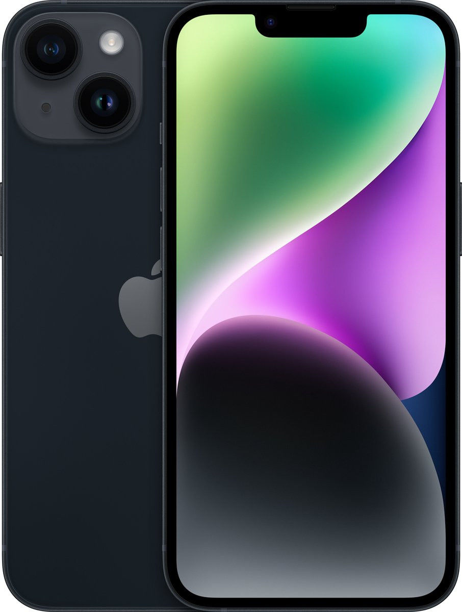 Apple iPhone 14 128GB Zwart afbeelding 1