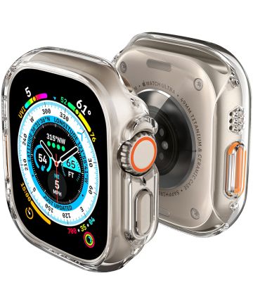 Spigen Ultra Hybrid - Apple Watch Ultra / Ultra 2 Hoesje - Clear Cases
