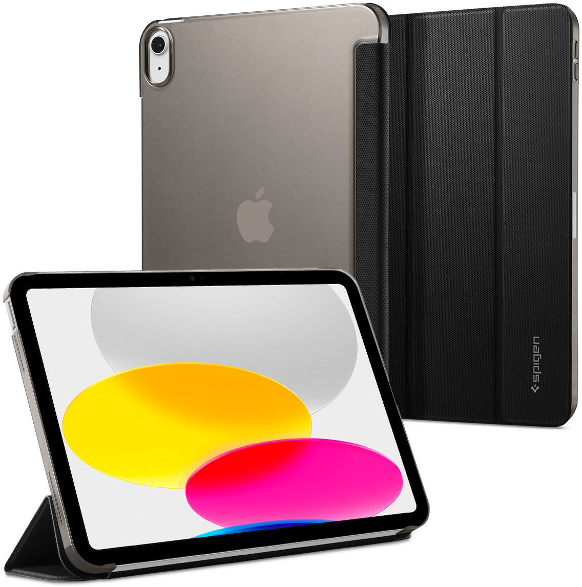 Spigen Liquid Air Apple iPad 10.9 (2022) Hoesje Back Cover Zwart afbeelding 1