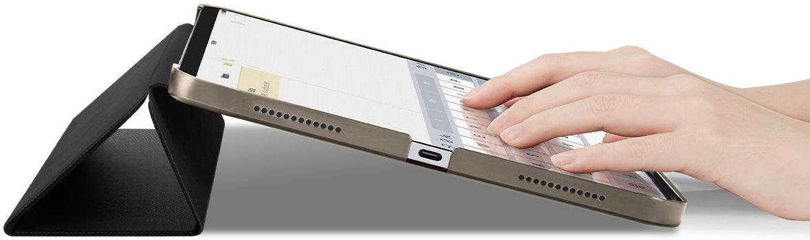 Spigen Liquid Air Apple iPad 10.9 (2022) Hoesje Back Cover Zwart afbeelding 5