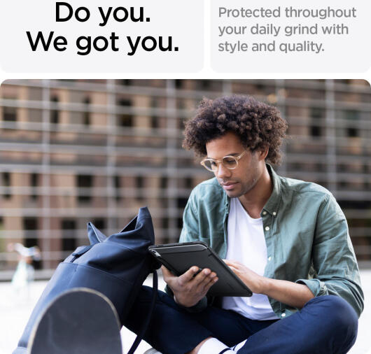 Spigen Rugged Armor Apple iPad 11 (2025) / 10.9 (2022) Hoesje Back Cover Zwart afbeelding 11