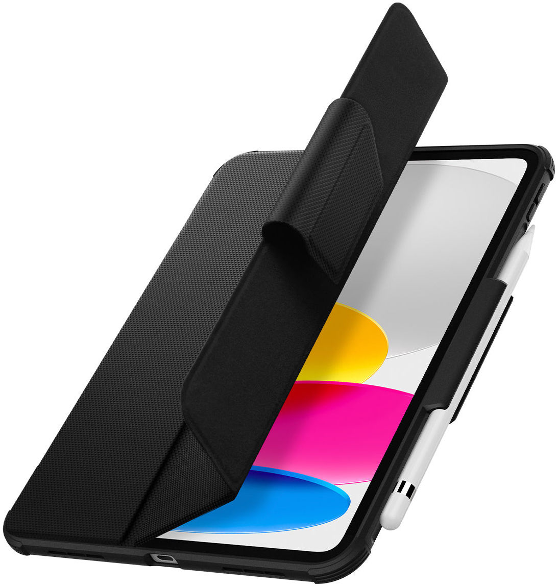 Spigen Rugged Armor Pro Apple iPad 11 (2025)/10.9 (2022) Hoesje Book Case Zwart afbeelding 3