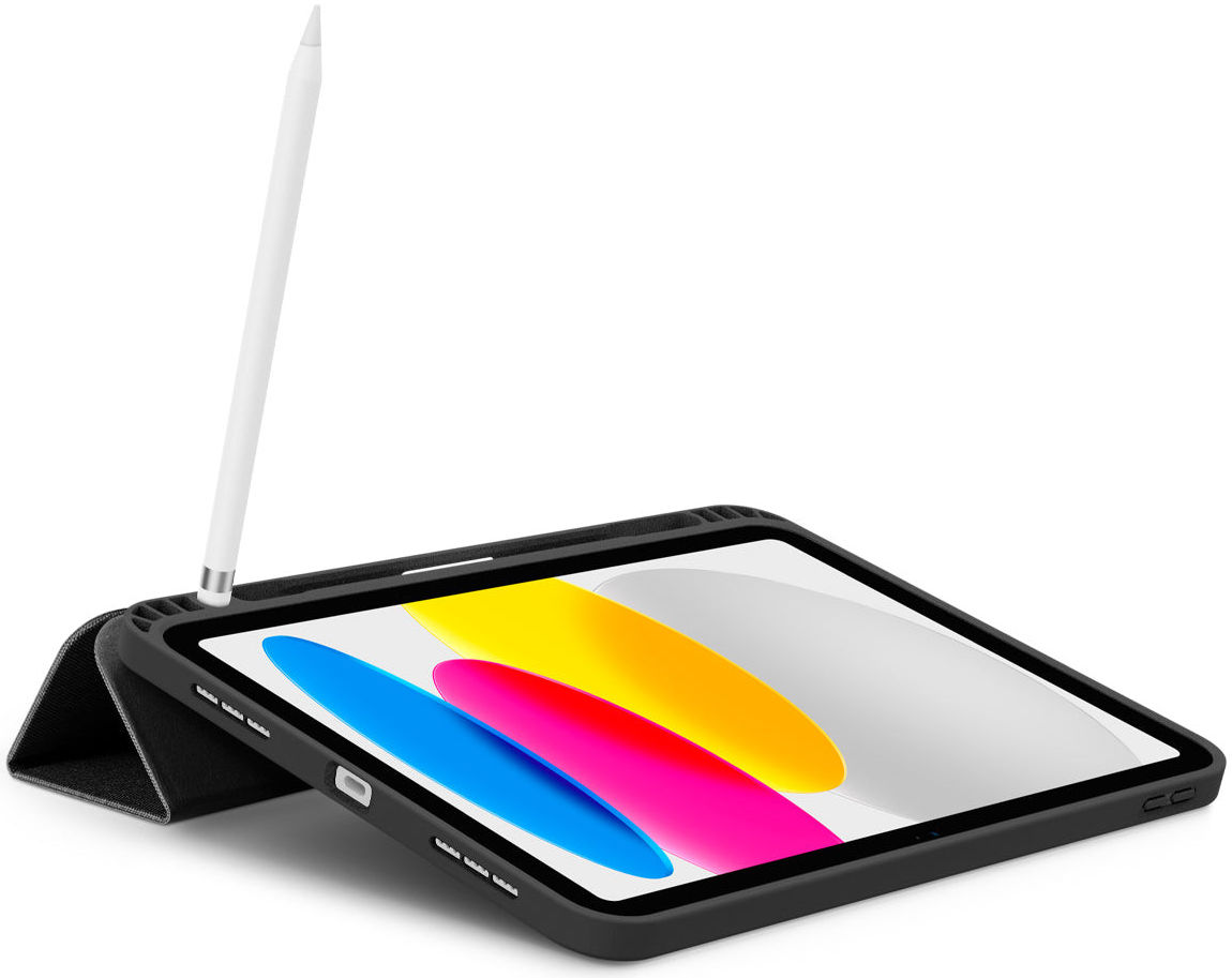 Spigen Urban Fit Apple iPad 11 (2025) / 10.9 (2022) Hoes Book Case Zwart afbeelding 10