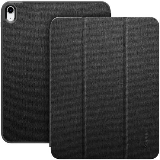 Spigen Urban Fit Apple iPad 11 (2025) / 10.9 (2022) Hoes Book Case Zwart afbeelding 1