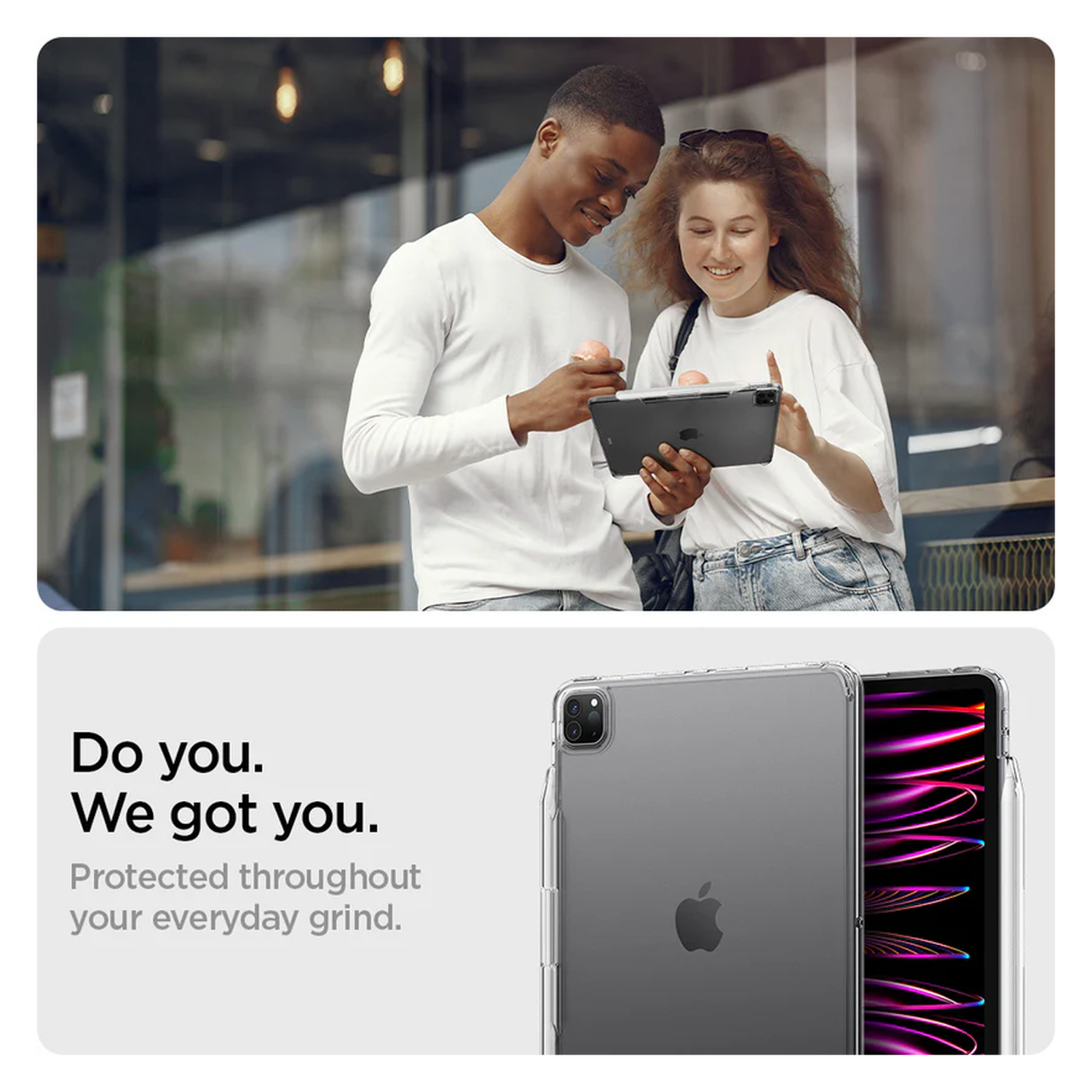 Spigen Air Skin Hybrid Apple iPad Pro 11 Hoes Transparant afbeelding 6