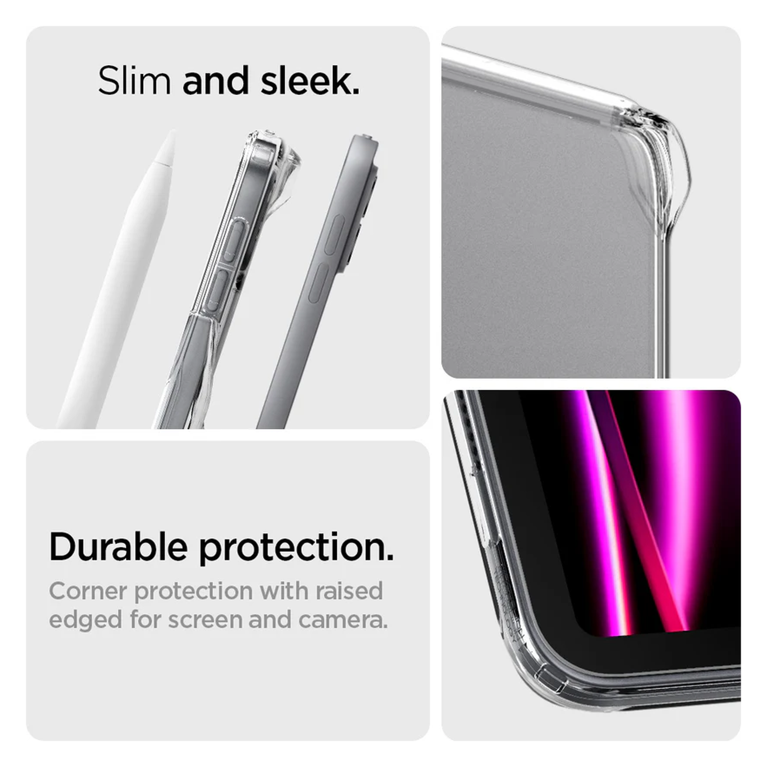Spigen Air Skin Hybrid Apple iPad Pro 11 Hoes Transparant afbeelding 4