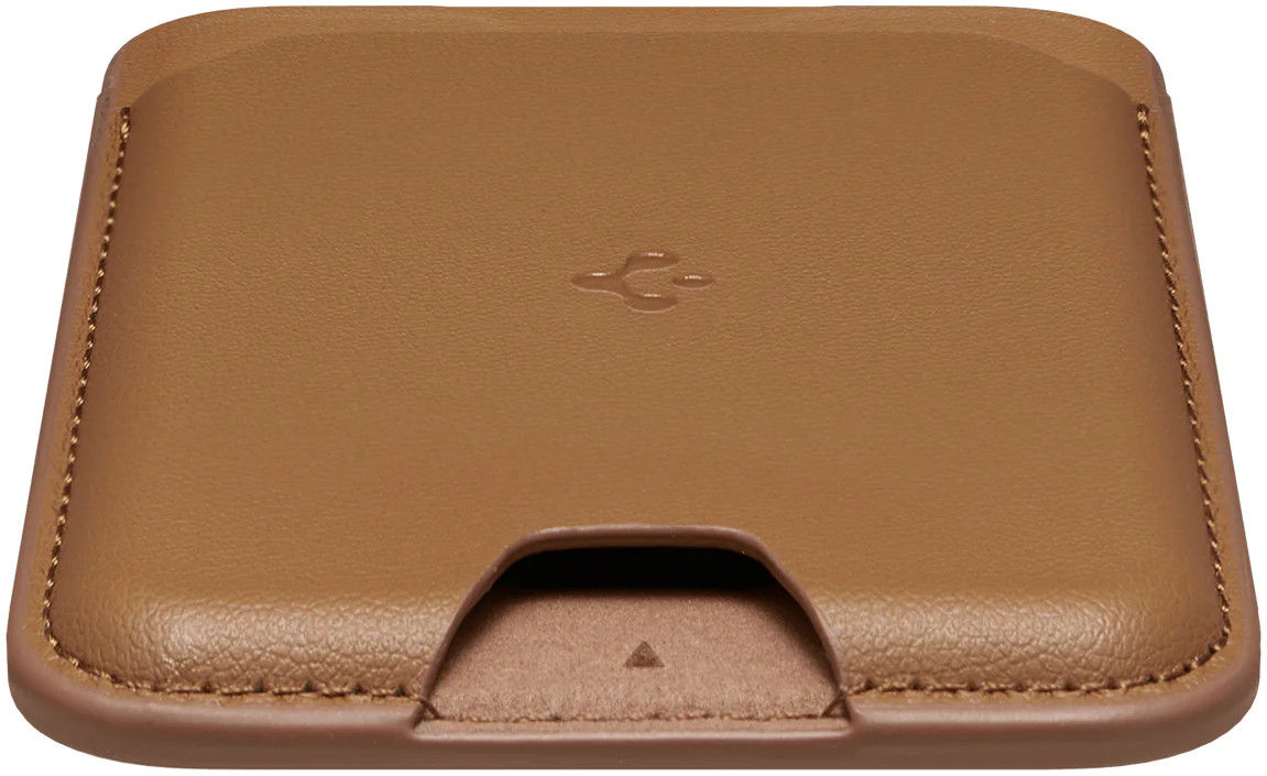 Spigen Valentinus MagSafe Kaarthouder - Pasjeshouder 3 Pasjes Bruin afbeelding 8