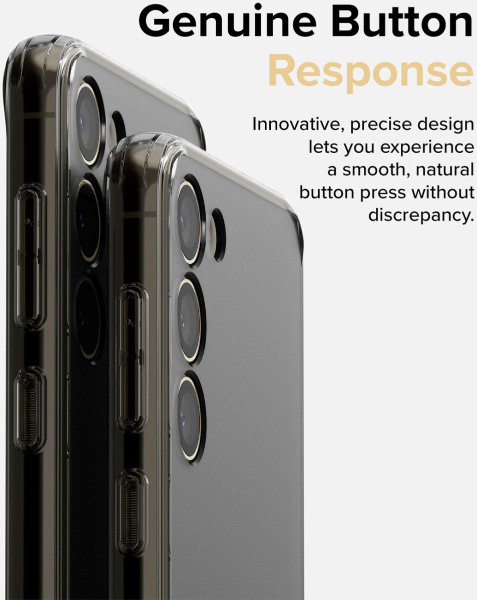 Ringke Fusion Samsung Galaxy S23 Hoesje Back Cover Smoke Black afbeelding 11