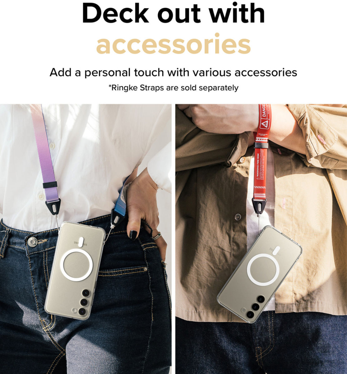 Ringke Fusion Magnetic Samsung Galaxy S23 Hoesje MagSafe Transparant afbeelding 14