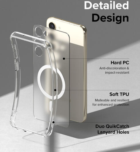 Ringke Fusion Magnetic Samsung Galaxy S23 Hoesje MagSafe Transparant afbeelding 11