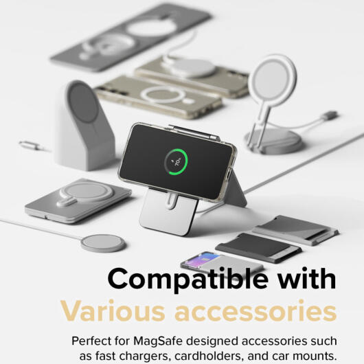Ringke Fusion Magnetic Samsung Galaxy S23 Hoesje MagSafe Transparant afbeelding 8