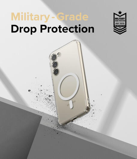 Ringke Fusion Magnetic Samsung Galaxy S23 Hoesje MagSafe Transparant afbeelding 5