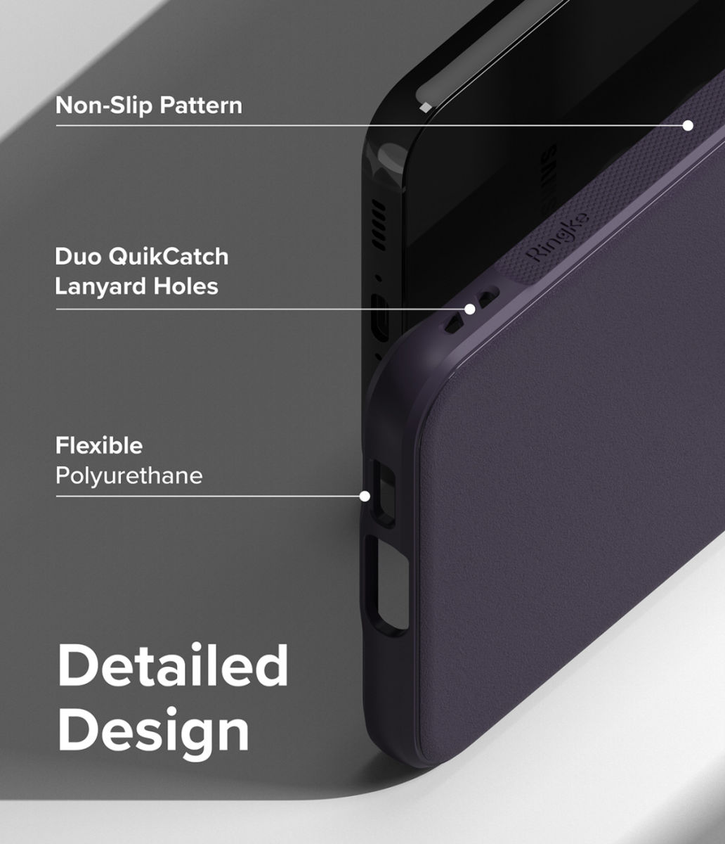 Ringke Onyx Samsung Galaxy S23 Hoesje Flexibel TPU Back Cover Paars afbeelding 10