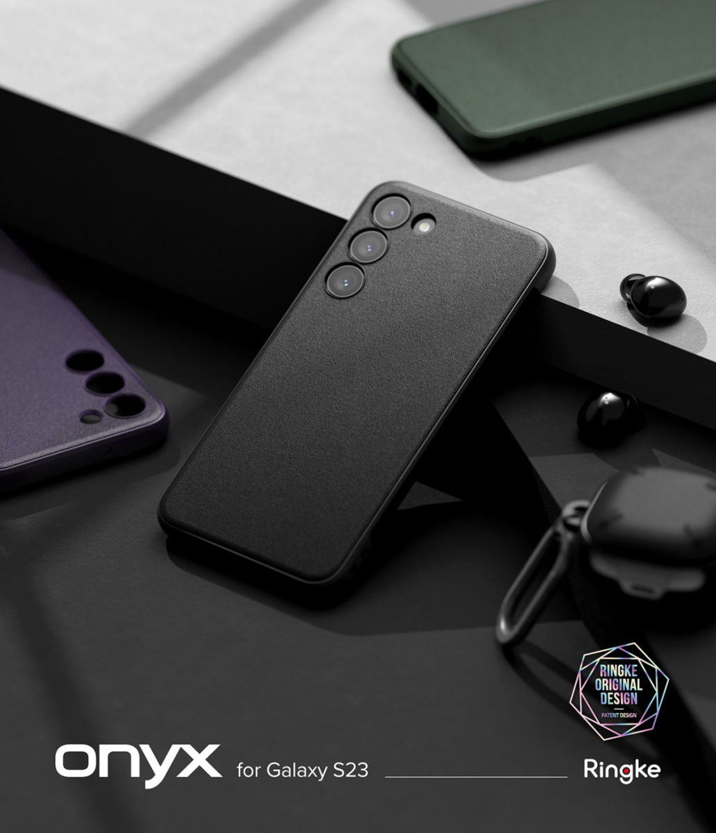Ringke Onyx Samsung Galaxy S23 Hoesje Flexibel TPU Back Cover Paars afbeelding 14