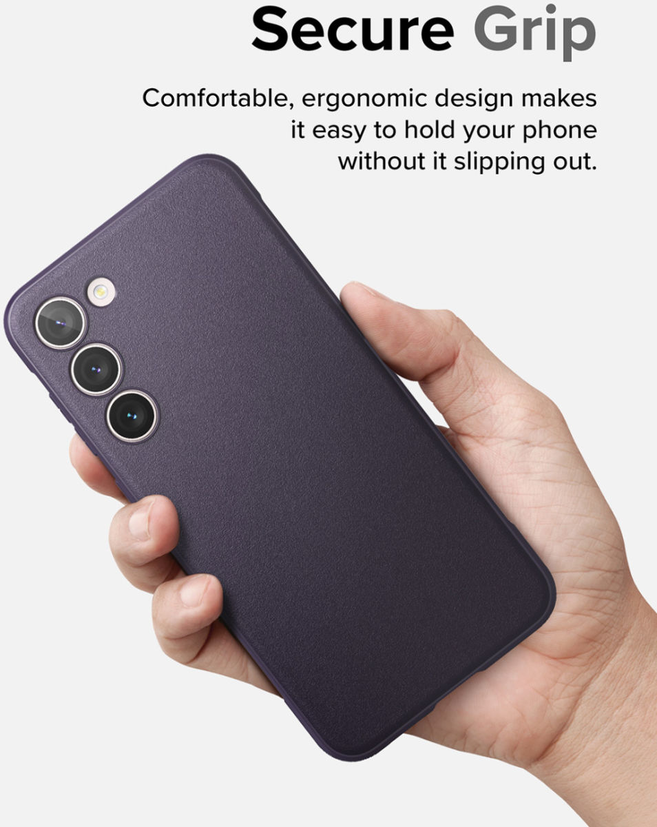 Ringke Onyx Samsung Galaxy S23 Hoesje Flexibel TPU Back Cover Paars afbeelding 4