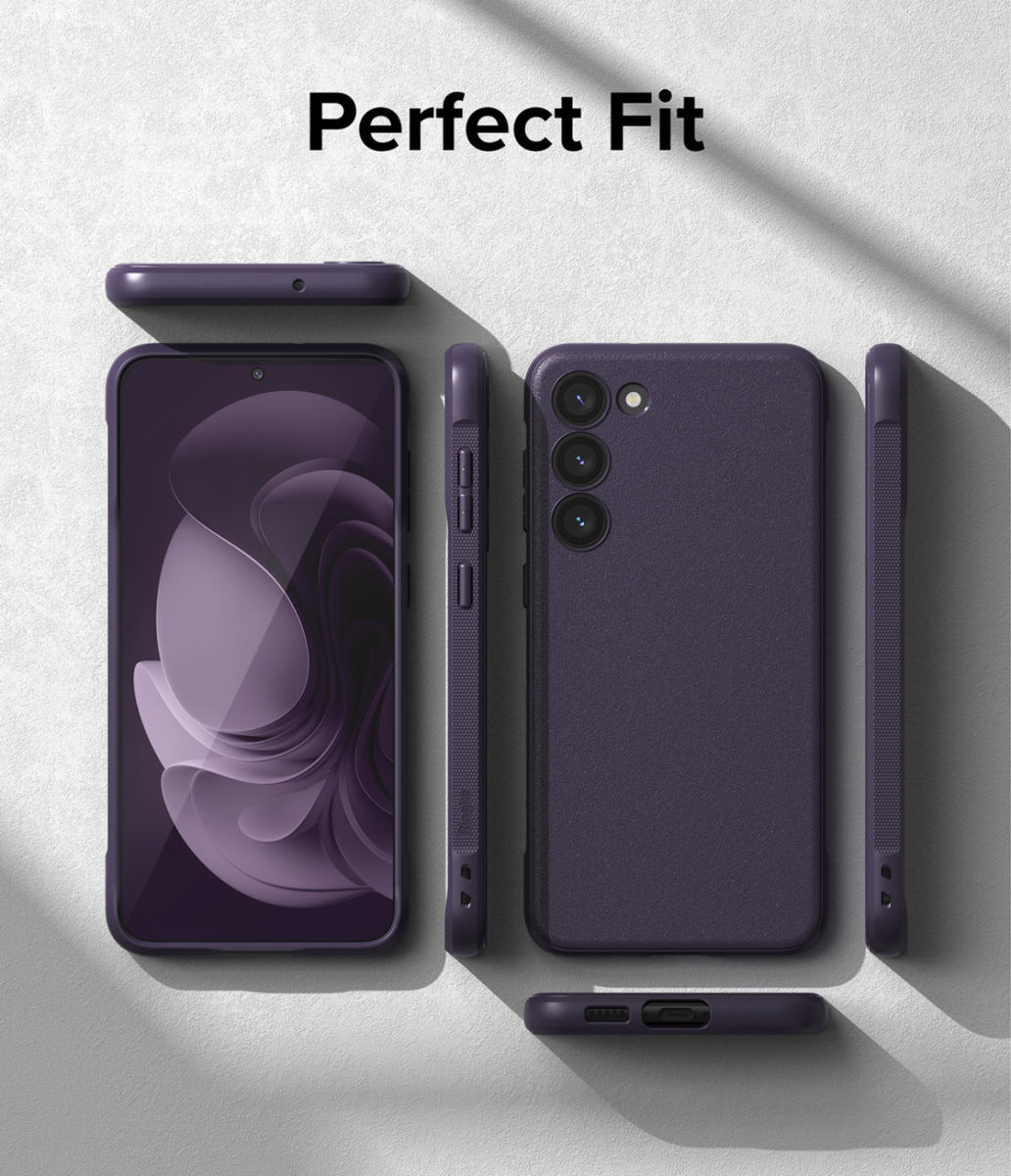 Ringke Onyx Samsung Galaxy S23 Hoesje Flexibel TPU Back Cover Paars afbeelding 6