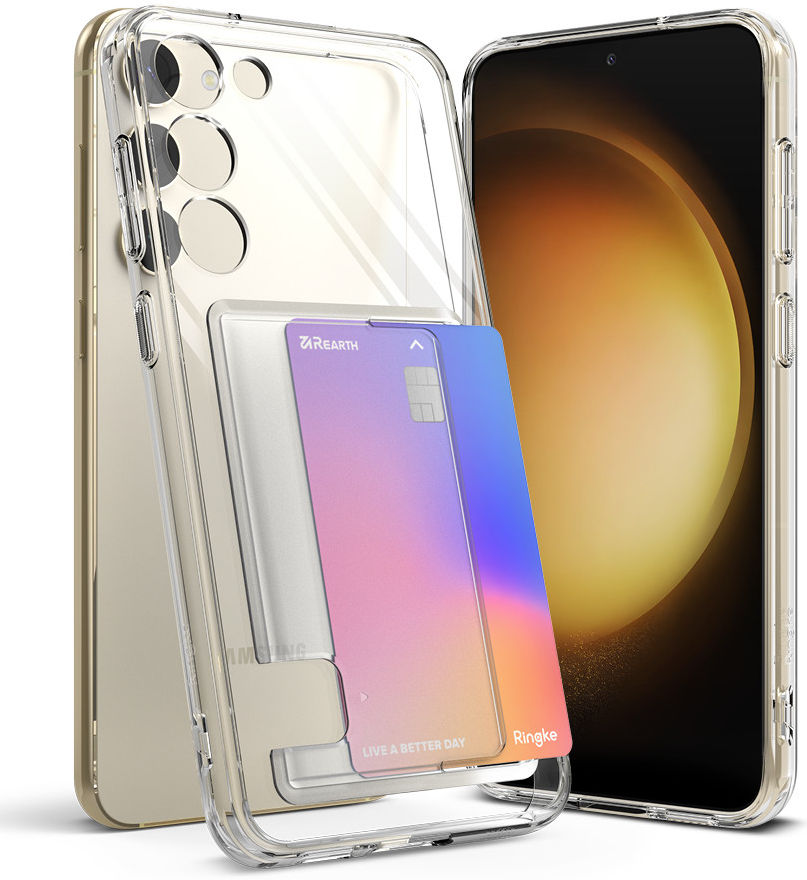Ringke Fusion Card Samsung Galaxy S23 Plus Hoesje Kaarthouder afbeelding 2