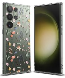 Ringke Fusion Samsung Galaxy S23 Ultra Hoesje Back Cover Flower