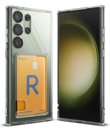 Ringke Fusion Card Samsung Galaxy S23 Ultra Hoesje Kaarthouder Hoesjes