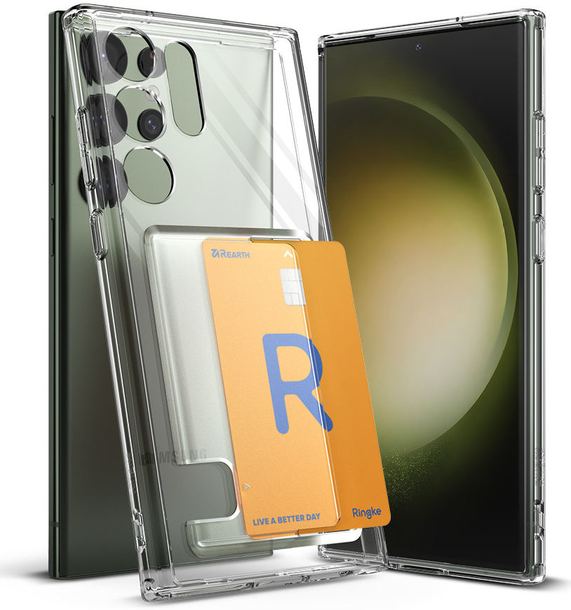 Ringke Fusion Card Samsung Galaxy S23 Ultra Hoesje Kaarthouder afbeelding 2