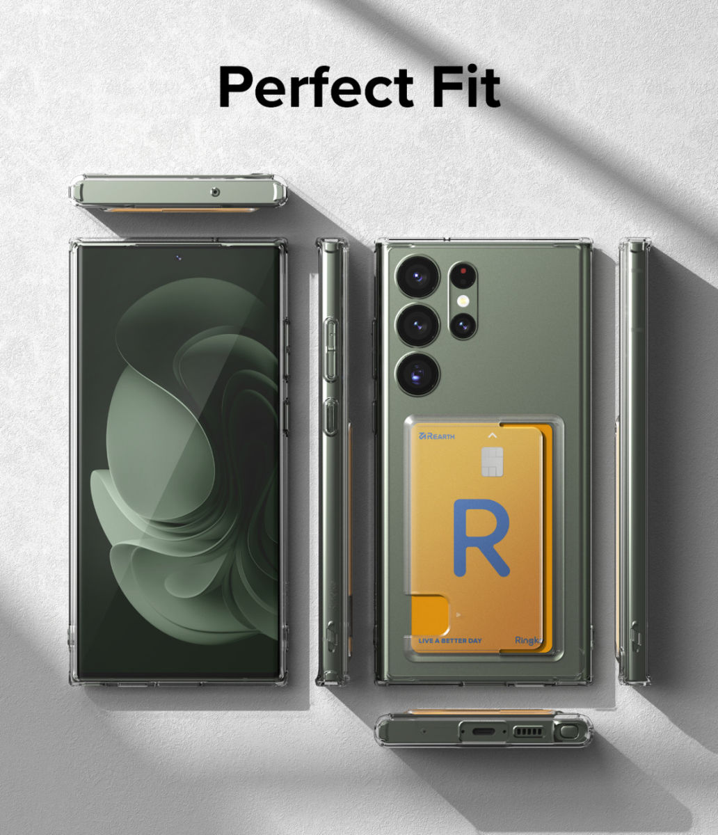 Ringke Fusion Card Samsung Galaxy S23 Ultra Hoesje Kaarthouder afbeelding 15