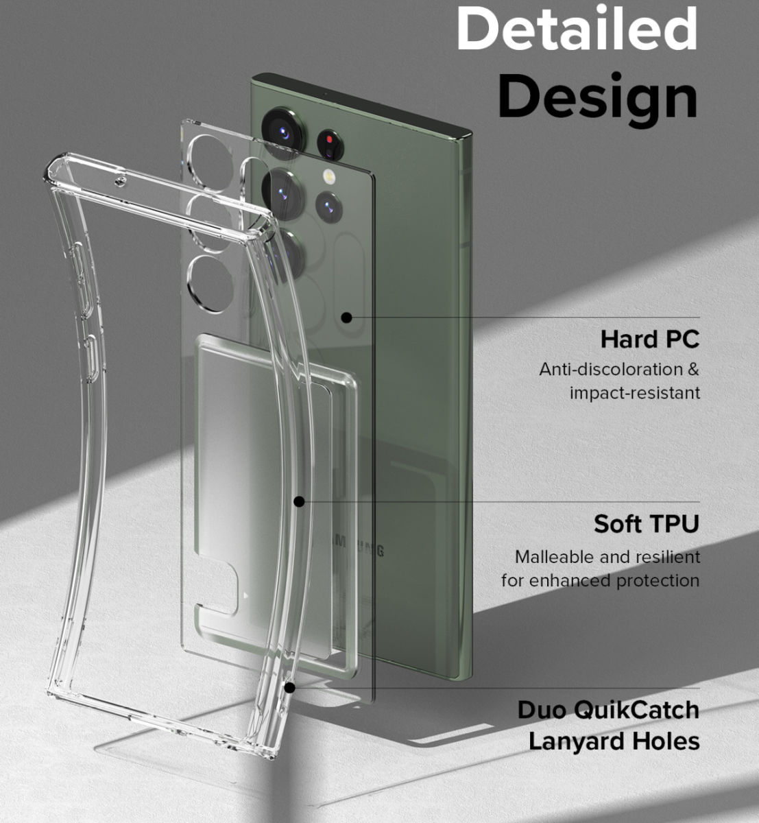 Ringke Fusion Card Samsung Galaxy S23 Ultra Hoesje Kaarthouder afbeelding 11