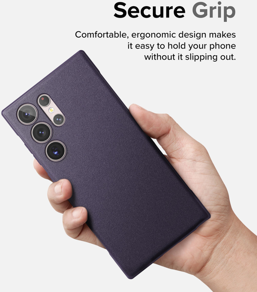 Ringke Onyx Samsung Galaxy S23 Ultra Hoesje TPU Back Cover Paars afbeelding 4