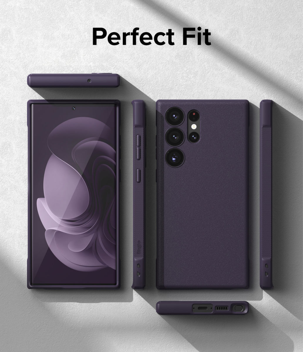 Ringke Onyx Samsung Galaxy S23 Ultra Hoesje TPU Back Cover Paars afbeelding 7