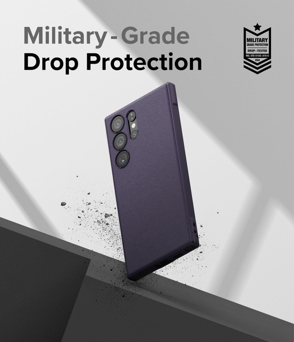 Ringke Onyx Samsung Galaxy S23 Ultra Hoesje TPU Back Cover Paars afbeelding 3