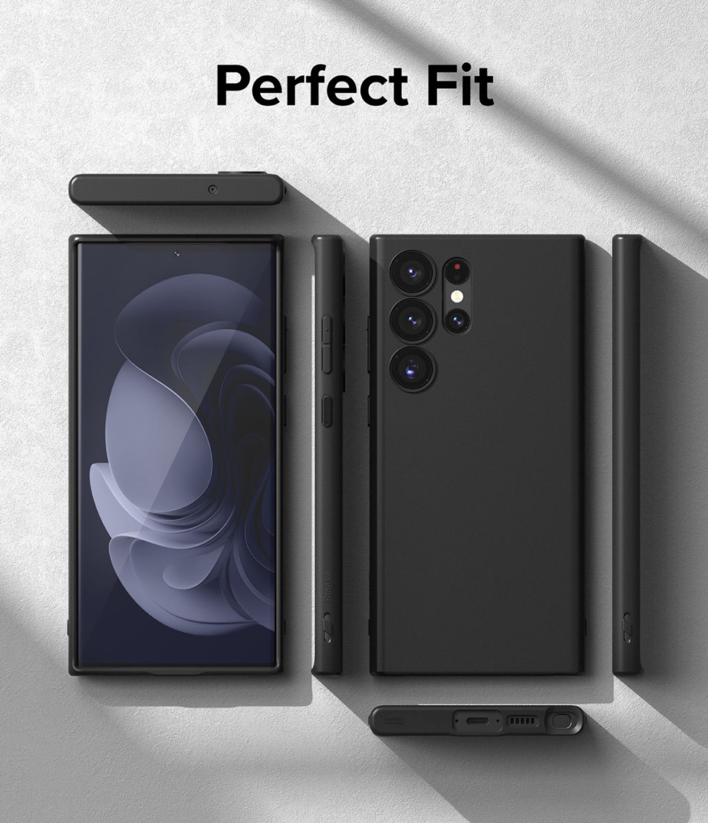 Ringke Air S Samsung Galaxy S23 Ultra Hoesje Flexibel TPU Zwart afbeelding 5