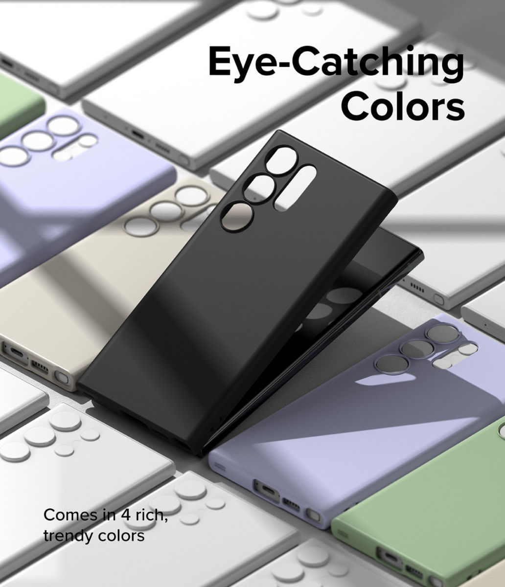 Ringke Air S Samsung Galaxy S23 Ultra Hoesje Flexibel TPU Zwart afbeelding 7