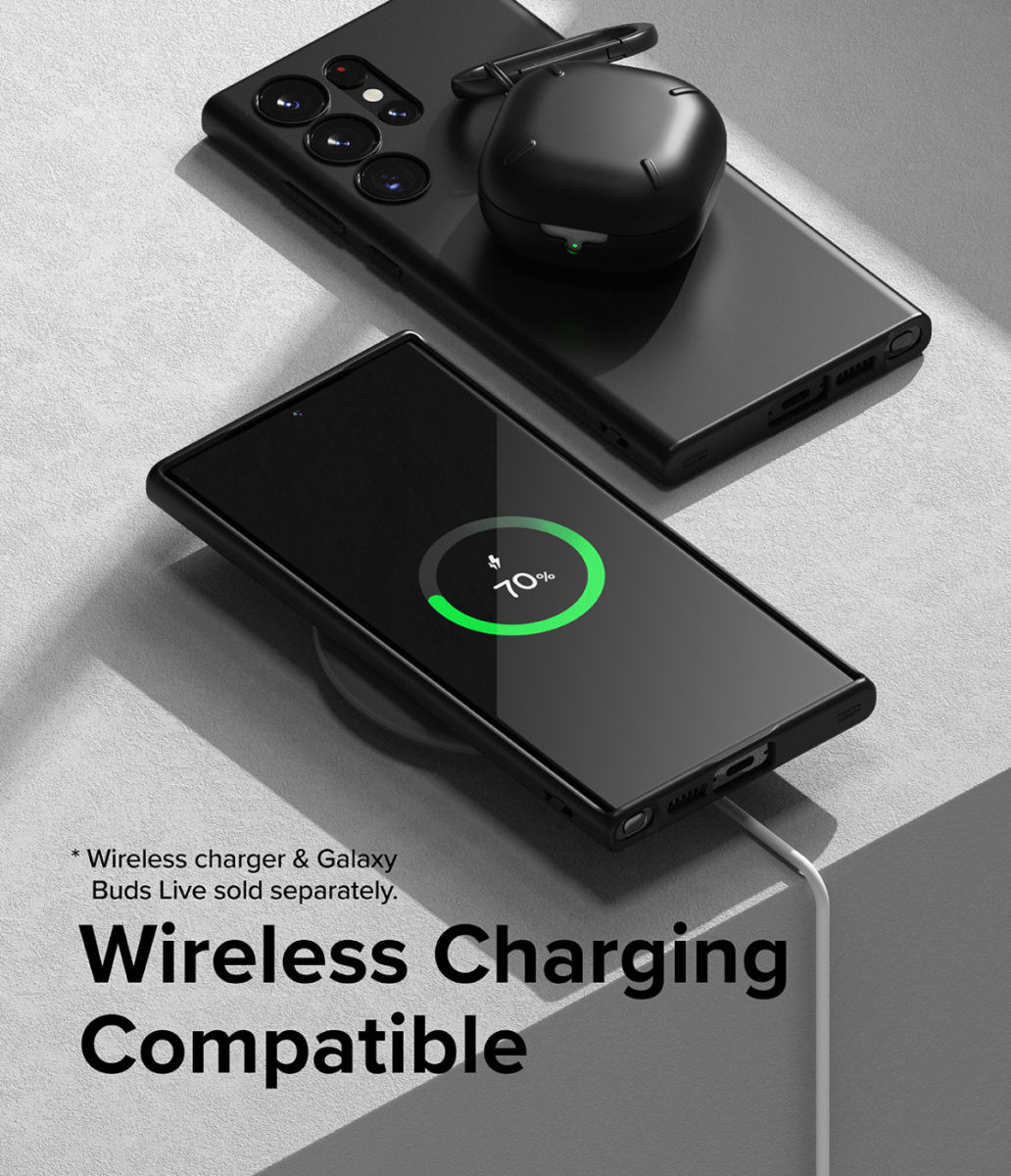 Ringke Air S Samsung Galaxy S23 Ultra Hoesje Flexibel TPU Zwart afbeelding 9