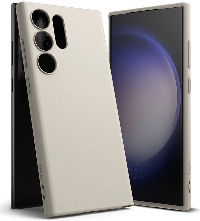 Ringke Air S Samsung Galaxy S23 Ultra Hoesje Flexibel TPU Beige afbeelding 13