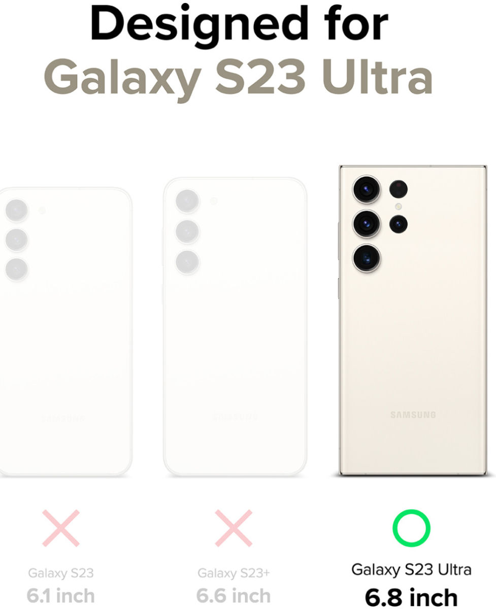 Ringke Air S Samsung Galaxy S23 Ultra Hoesje Flexibel TPU Beige afbeelding 14