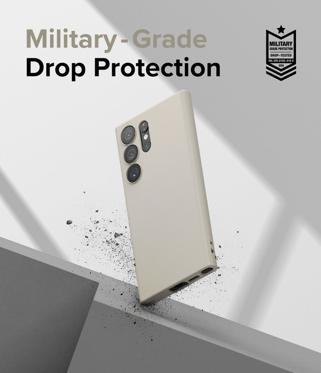 Ringke Air S Samsung Galaxy S23 Ultra Hoesje Flexibel TPU Beige afbeelding 4