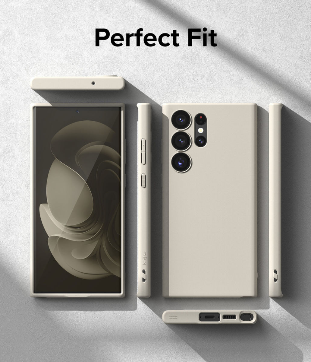 Ringke Air S Samsung Galaxy S23 Ultra Hoesje Flexibel TPU Beige afbeelding 5