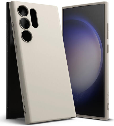 Ringke Air S Samsung Galaxy S23 Ultra Hoesje Flexibel TPU Beige afbeelding 13