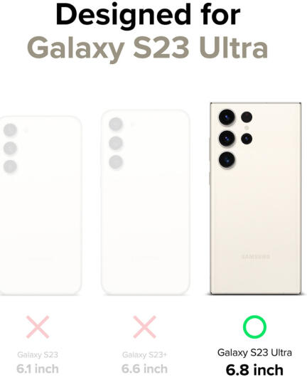 Ringke Air S Samsung Galaxy S23 Ultra Hoesje Flexibel TPU Beige afbeelding 14