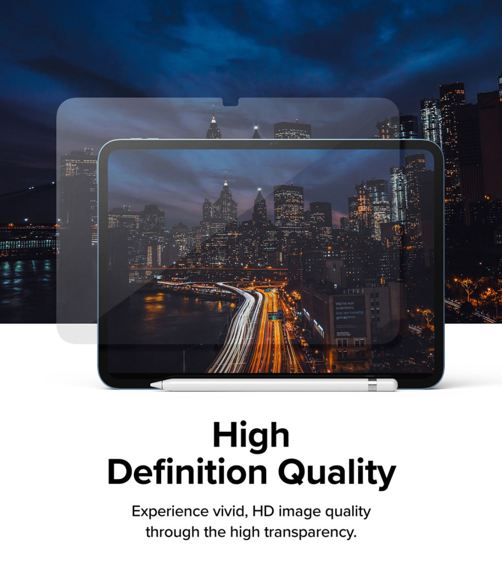 Ringke Apple iPad 10.9 (2022) / iPad 11 (2025) Screen Protector Tempered Glass afbeelding 4