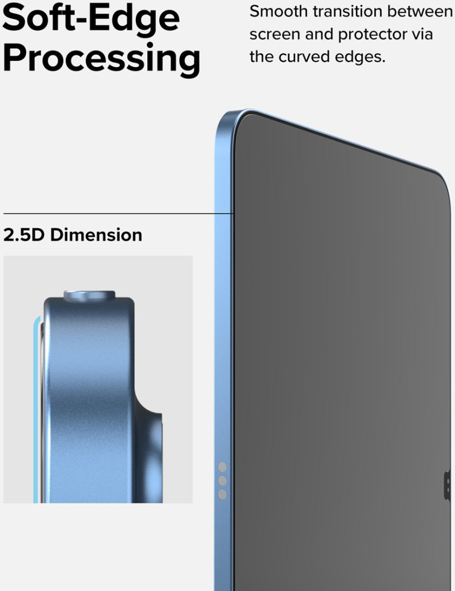 Ringke Apple iPad 10.9 (2022) / iPad 11 (2025) Screen Protector Tempered Glass afbeelding 5