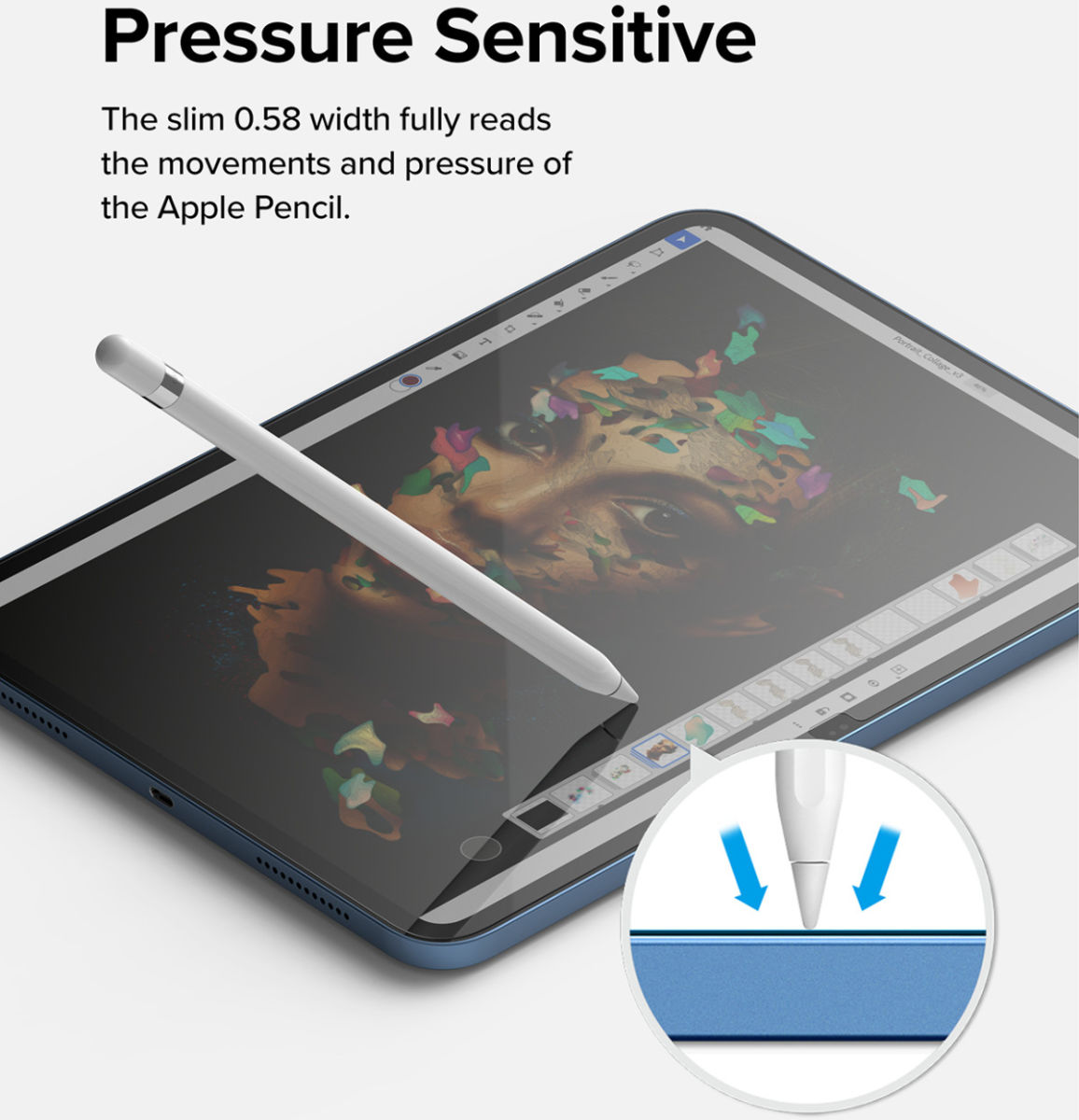 Ringke Apple iPad 10.9 (2022) / iPad 11 (2025) Screen Protector Tempered Glass afbeelding 7