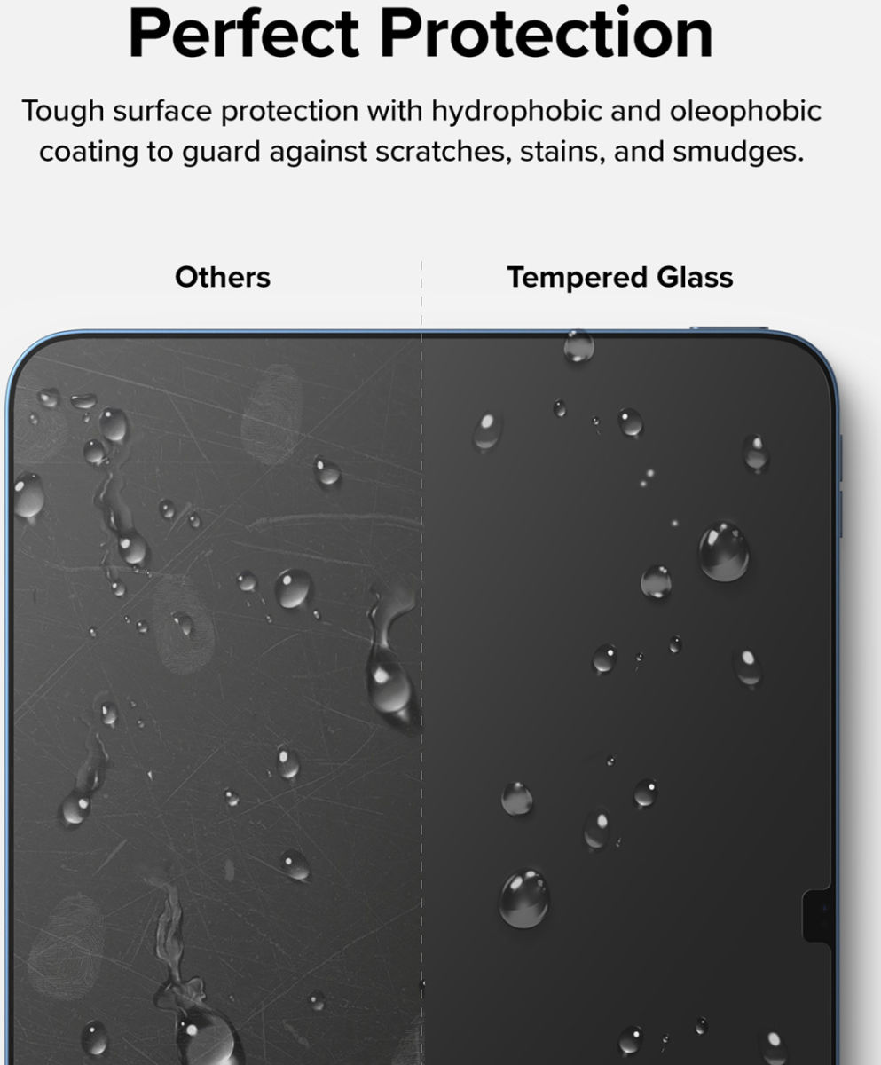 Ringke Apple iPad 10.9 (2022) / iPad 11 (2025) Screen Protector Tempered Glass afbeelding 9