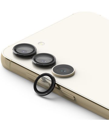 Ringke Frame Glass Samsung Galaxy S23 (Plus) Camera Protector Zwart Screen Protectors