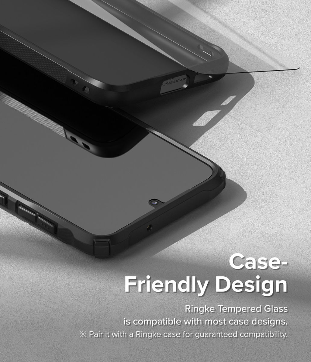 Ringke Samsung Galaxy S23 Plus Screen Protector Tempered Glass 2-Pack afbeelding 5