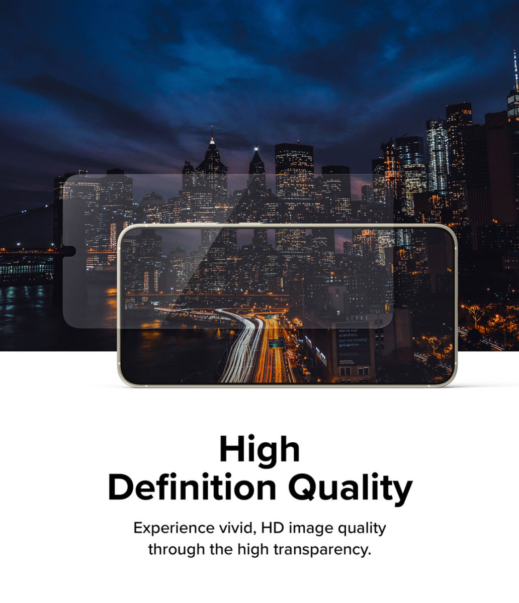 Ringke Samsung Galaxy S23 Plus Screen Protector Tempered Glass 2-Pack afbeelding 6