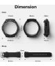 Ringke Fusion-X Guard - Samsung Galaxy Watch 5 Pro Case - Wit + Bandje