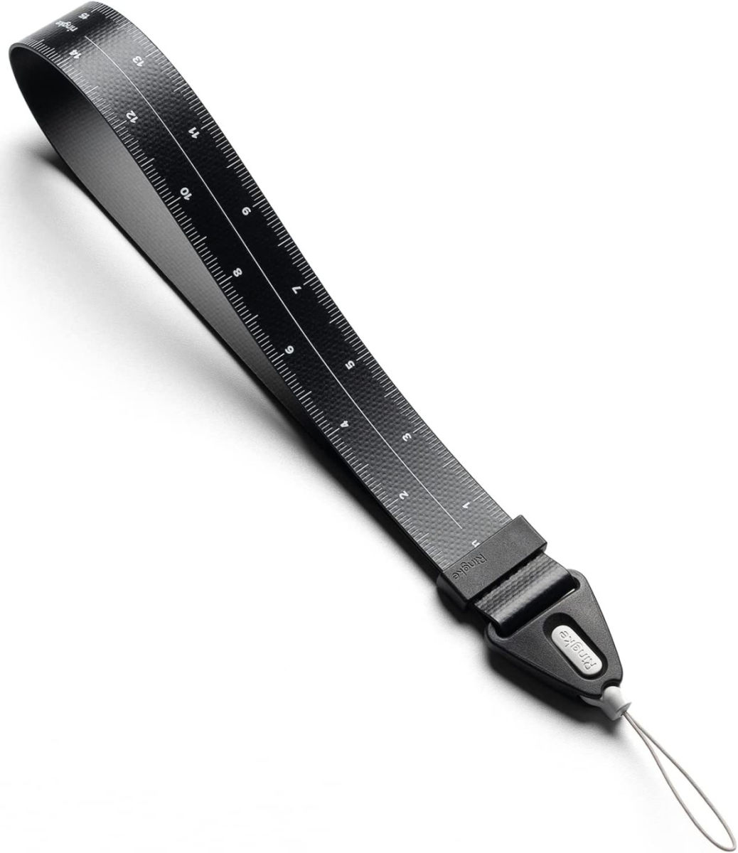 Ringke Design Hand Strap - Polsbandje voor Smartphone Black afbeelding 1