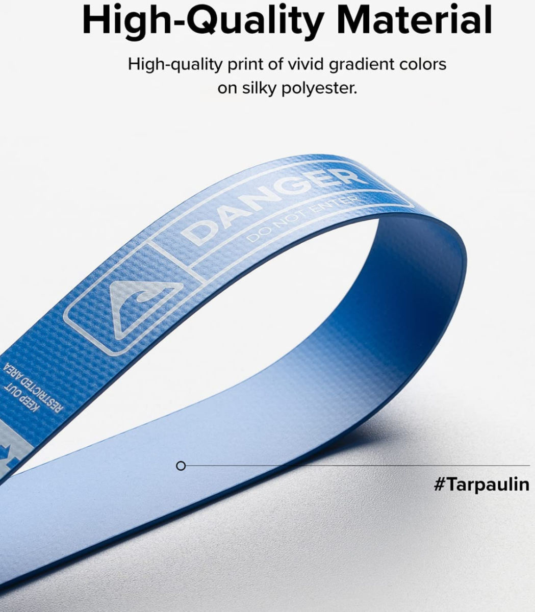 Ringke Design Hand Strap - Polsbandje voor Smartphone Blue afbeelding 6